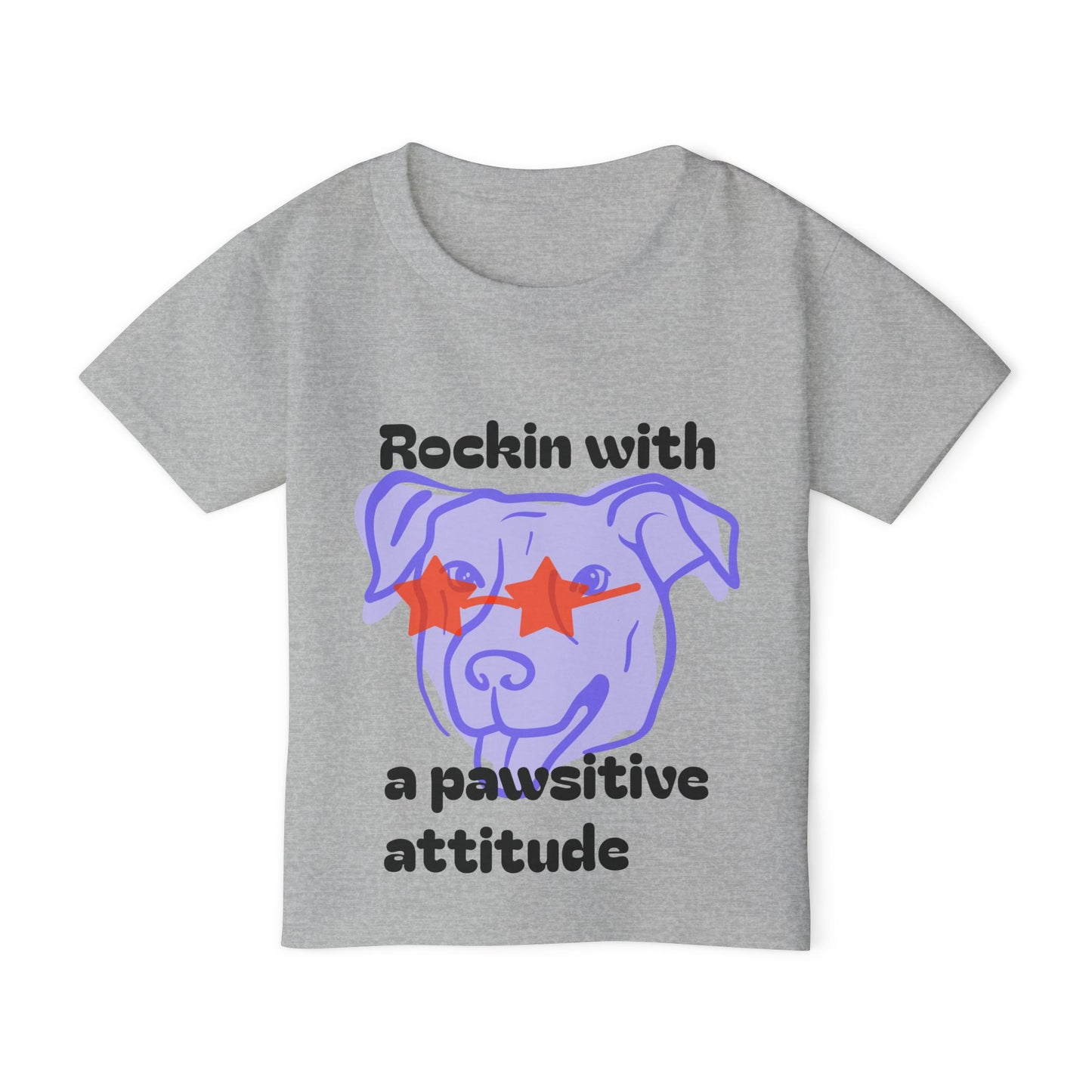 Pawsitive Attitude- Toddler T-shirt