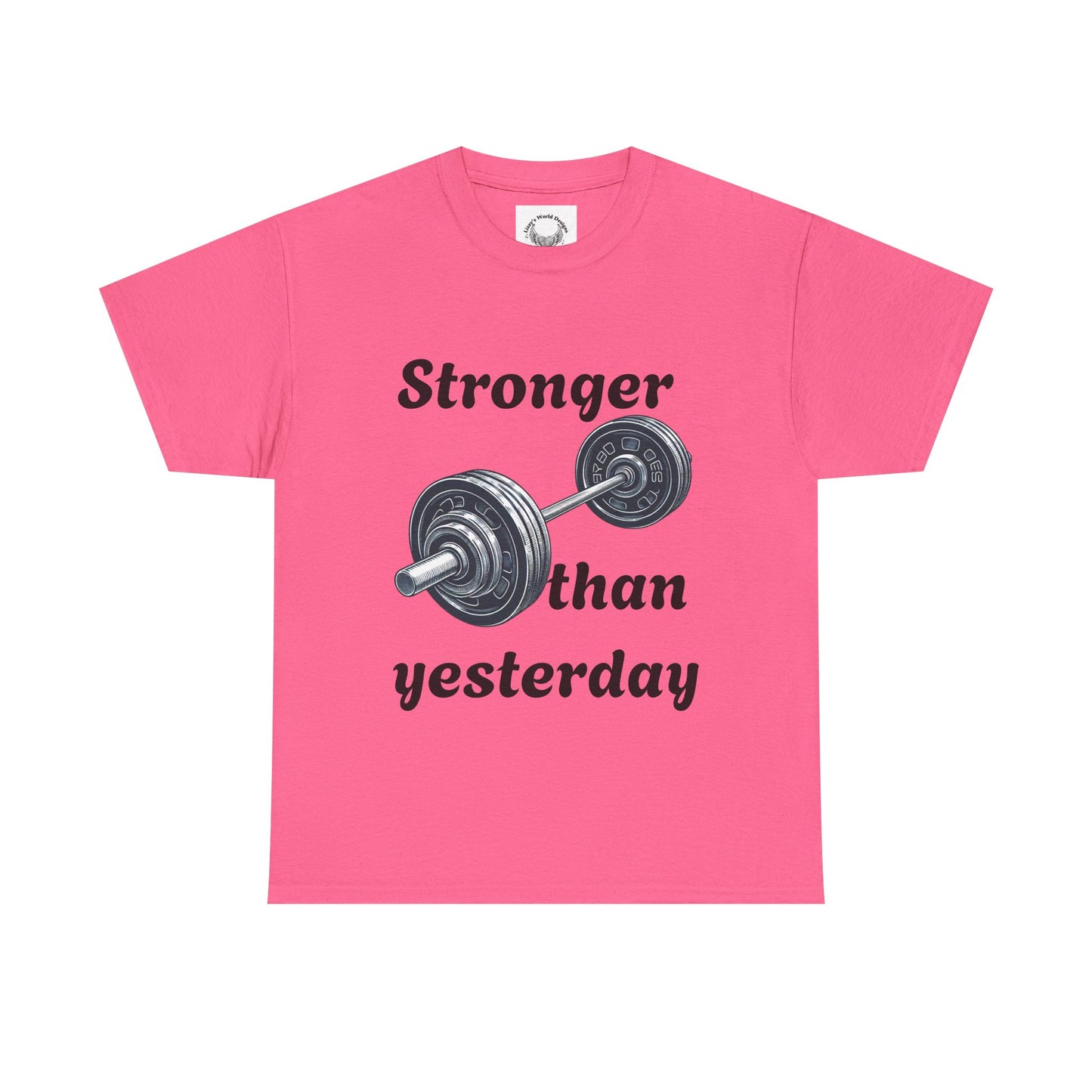 Stronger than Yesterday- Unisex Heavy Cotton Tee