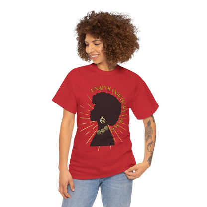 UNAPOLOGETICALLY BLACK-  Heavy Cotton Tee