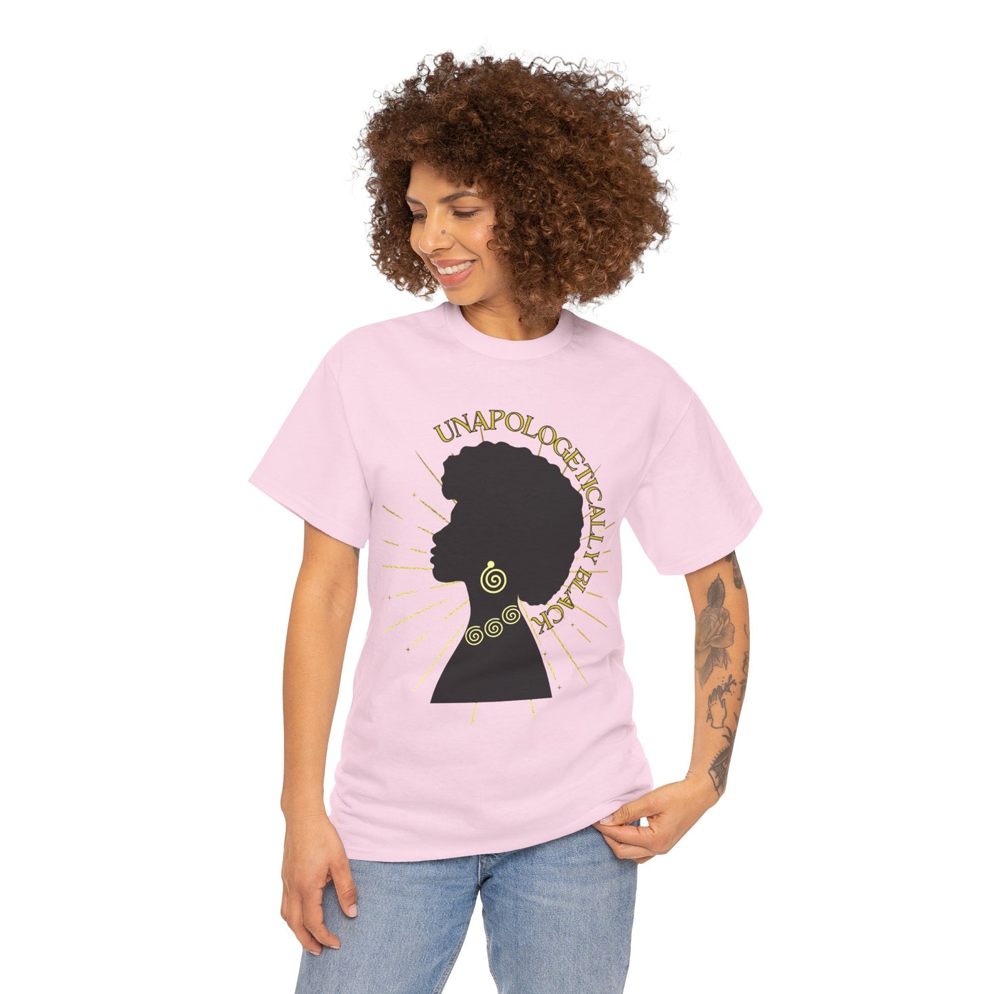 UNAPOLOGETICALLY BLACK-  Heavy Cotton Tee