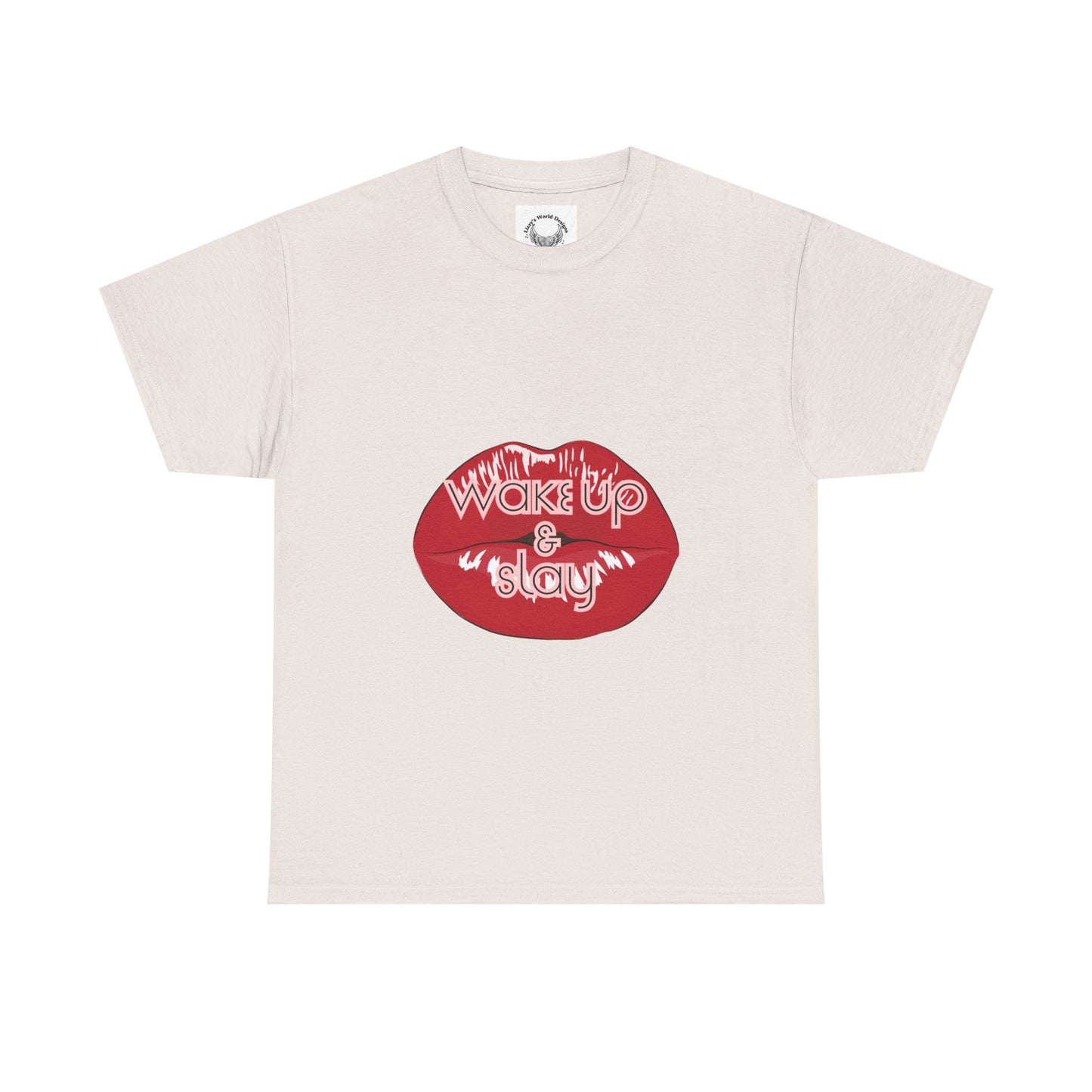 Wake Up & Slay- Heavy Cotton Tee