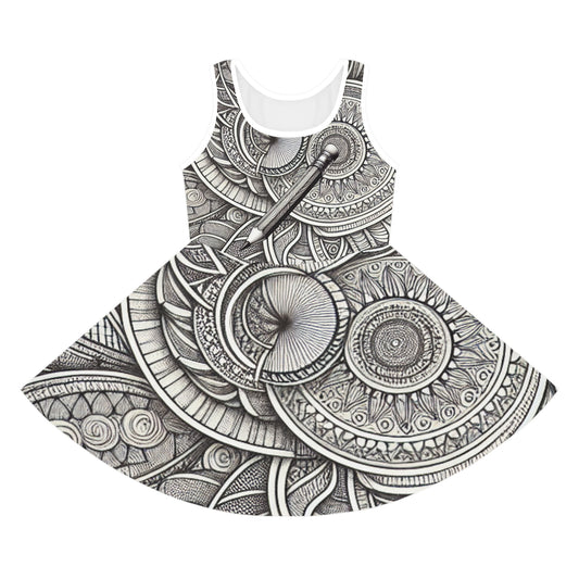 Future Artist- Girls' Sleeveless Sundress