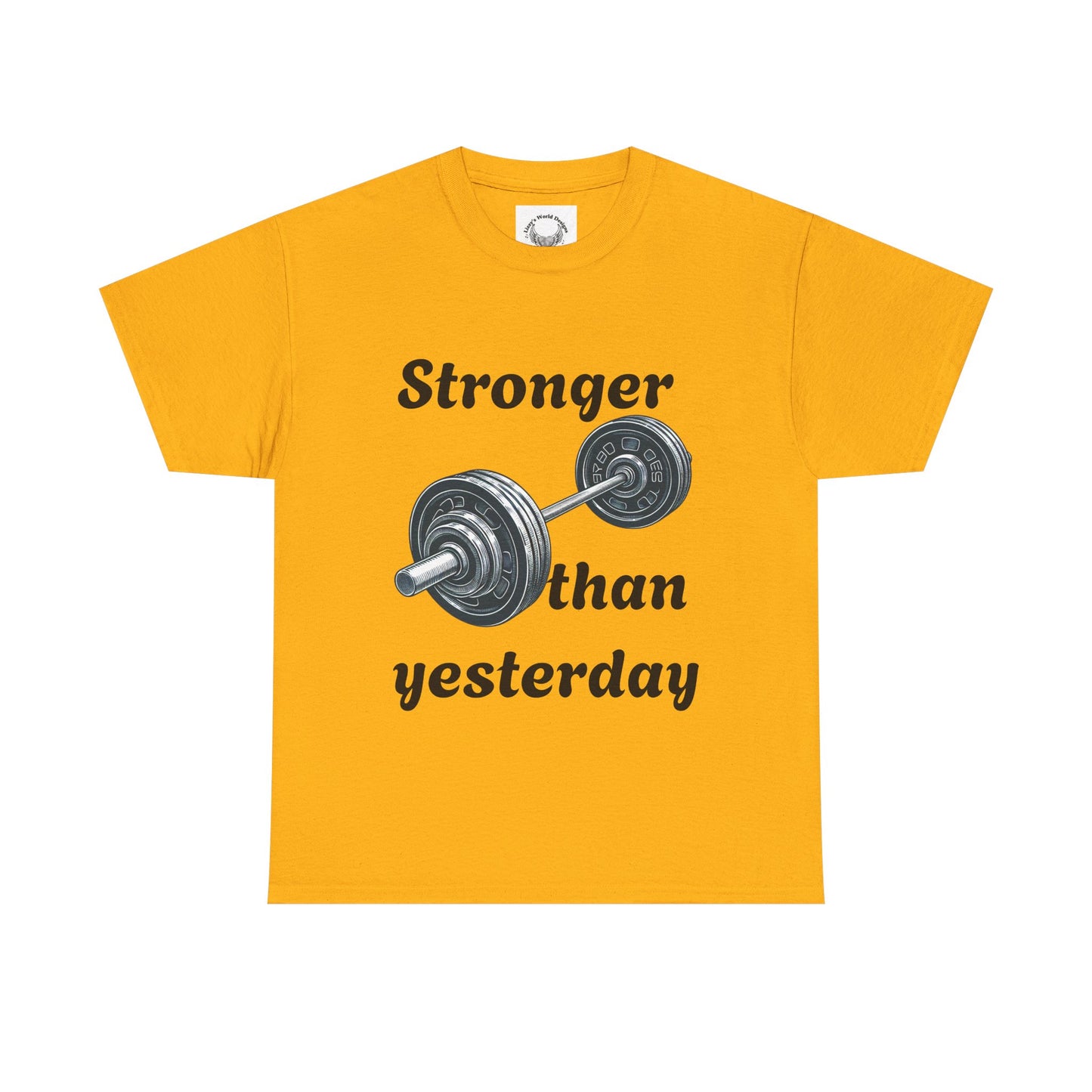 Stronger than Yesterday- Unisex Heavy Cotton Tee