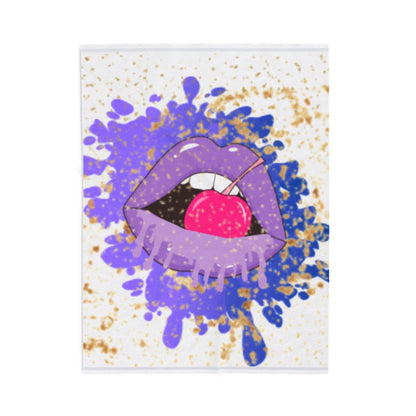 Lips Plush Blanket