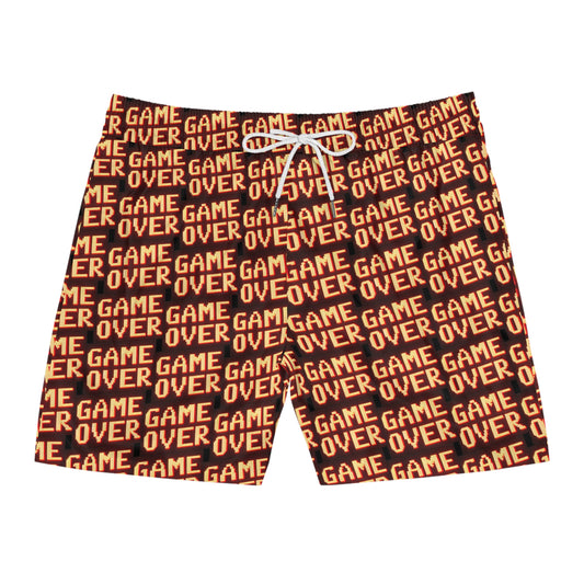 Game Over- Mid-Length Swim Shorts