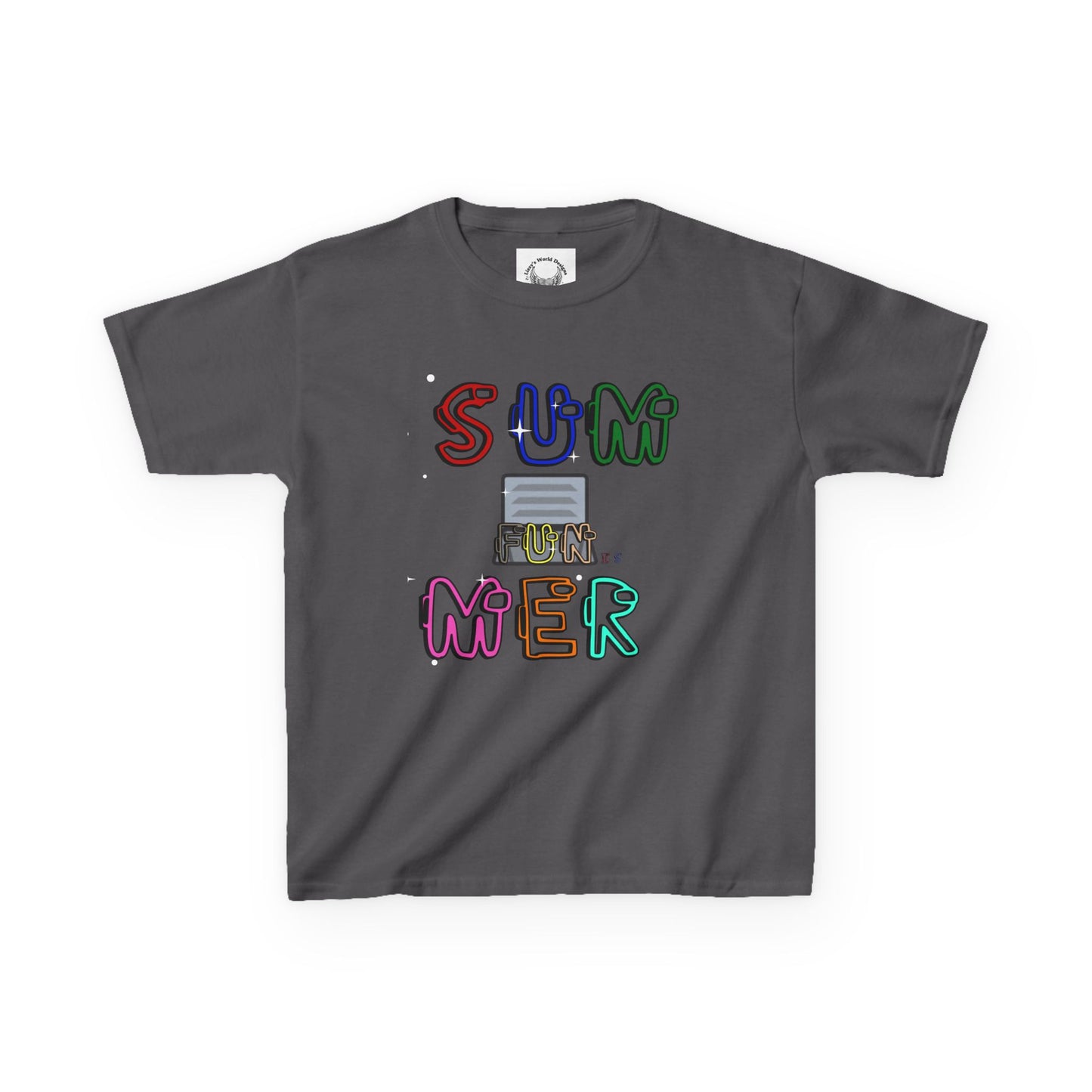 Summer Fun Is Among Us- Kids Heavy Cotton Tee