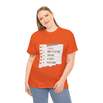Reminders- Unisex Heavy Cotton Tee