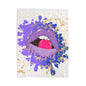 Lips Plush Blanket