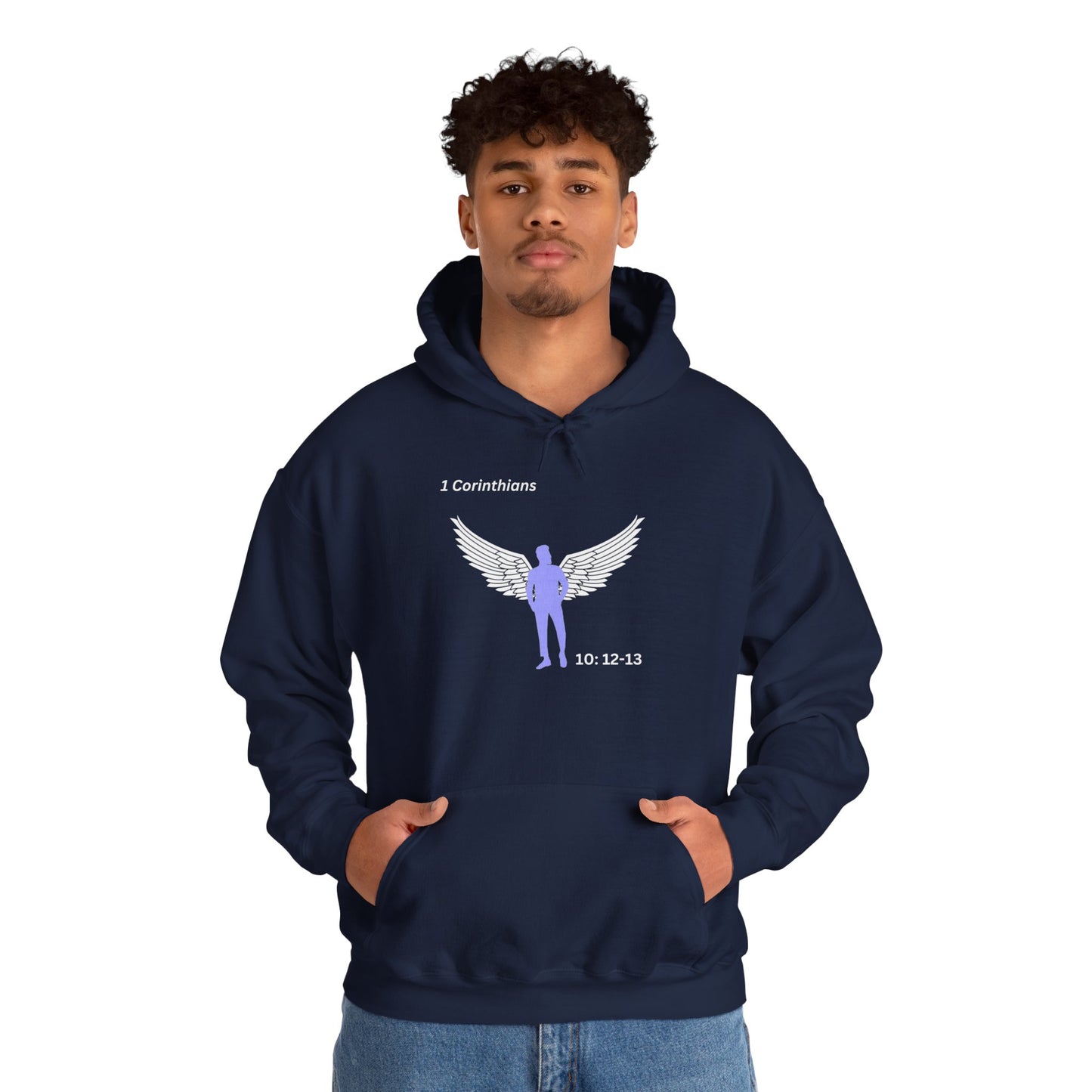 1 Corinthians 10: 12-13- Hooded Sweatshirt