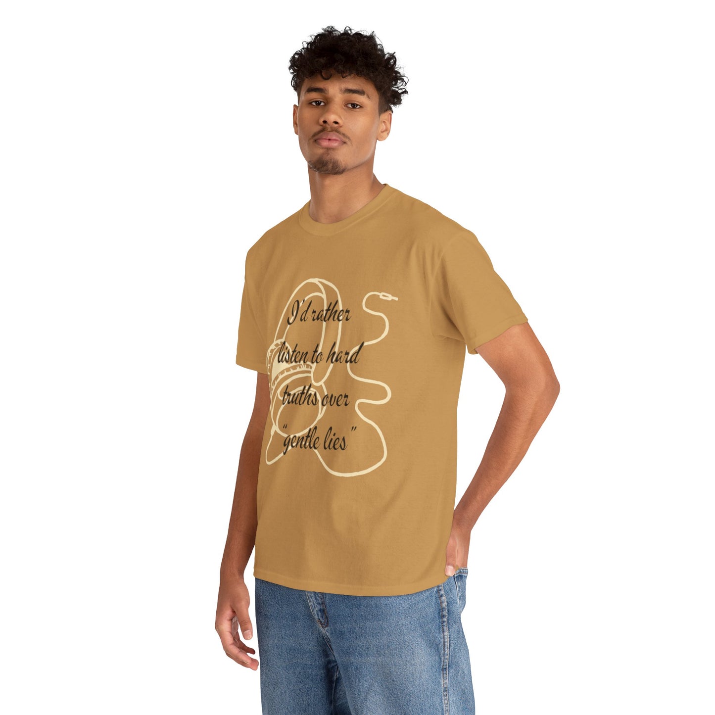 Truth Over Lies- Unisex Heavy Cotton Tee