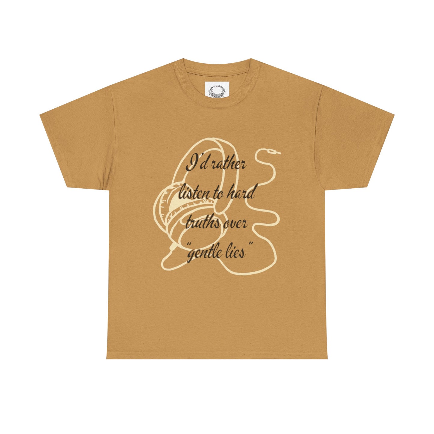 Truth Over Lies- Unisex Heavy Cotton Tee