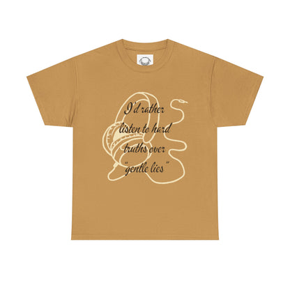 Truth Over Lies- Unisex Heavy Cotton Tee