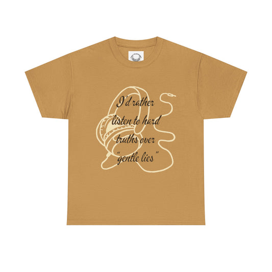Truth Over Lies- Unisex Heavy Cotton Tee