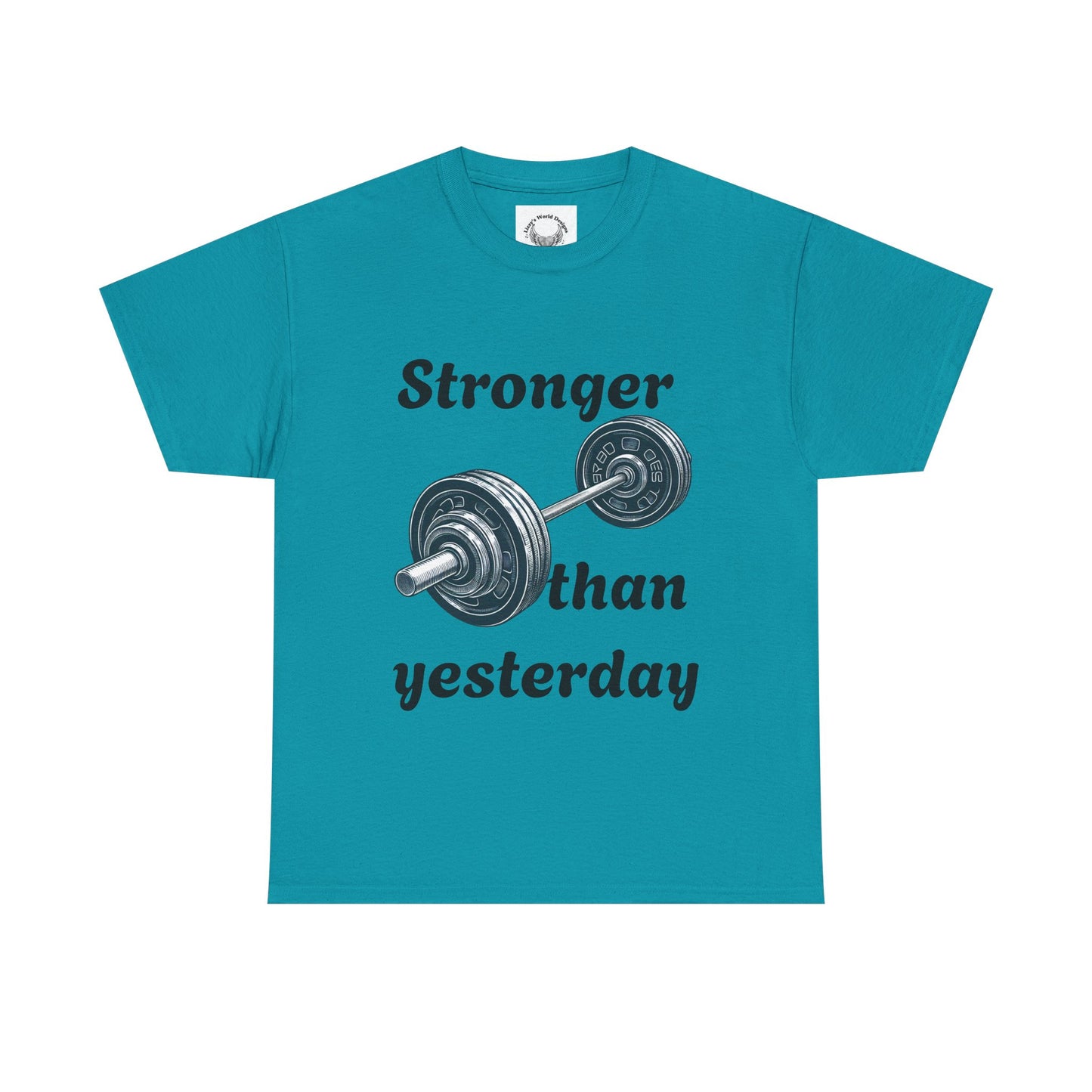 Stronger than Yesterday- Unisex Heavy Cotton Tee