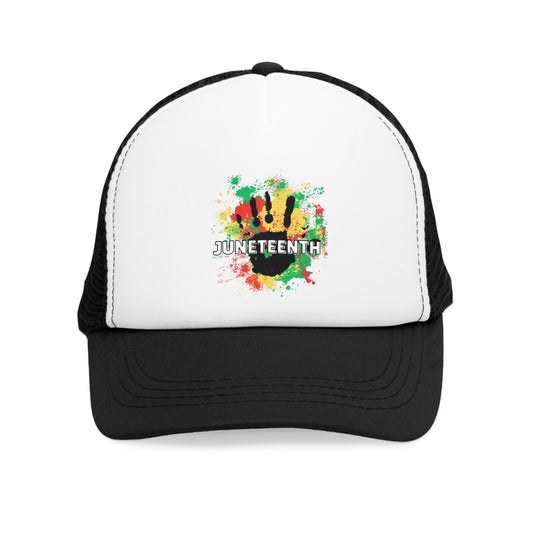 Juneteenth Hand Print- Mesh Cap