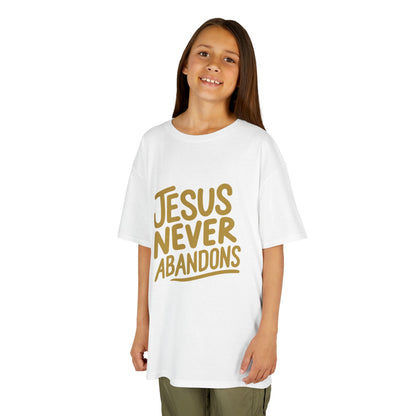 Jesus Never Abandons- Kids Tee