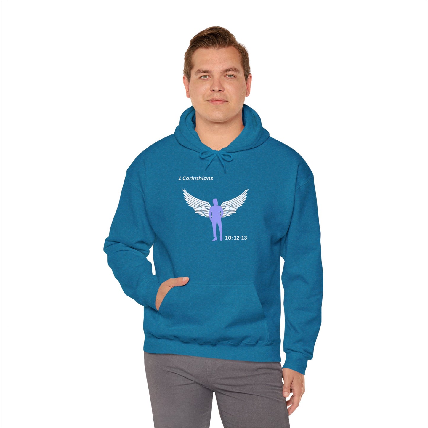 1 Corinthians 10: 12-13- Hooded Sweatshirt