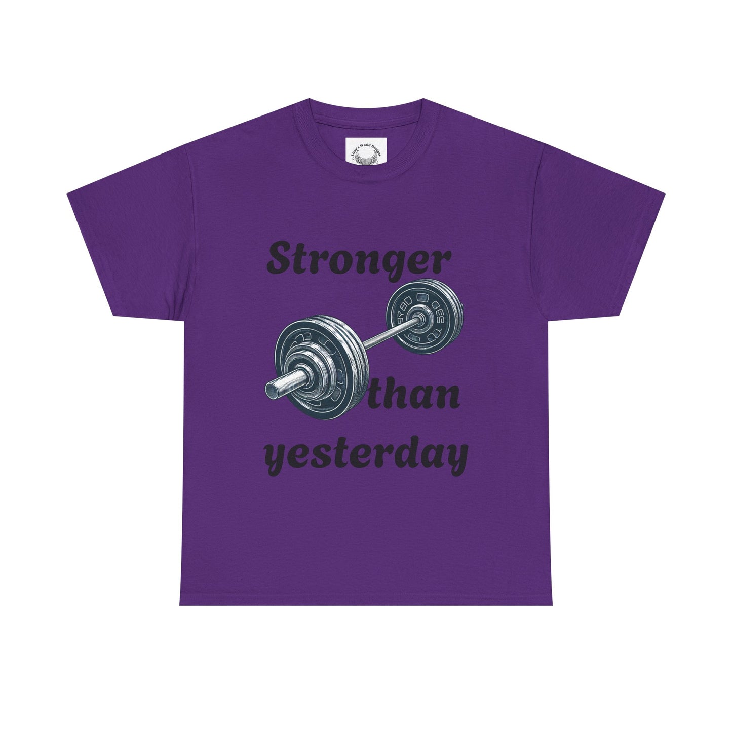 Stronger than Yesterday- Unisex Heavy Cotton Tee