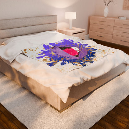 Lips Plush Blanket