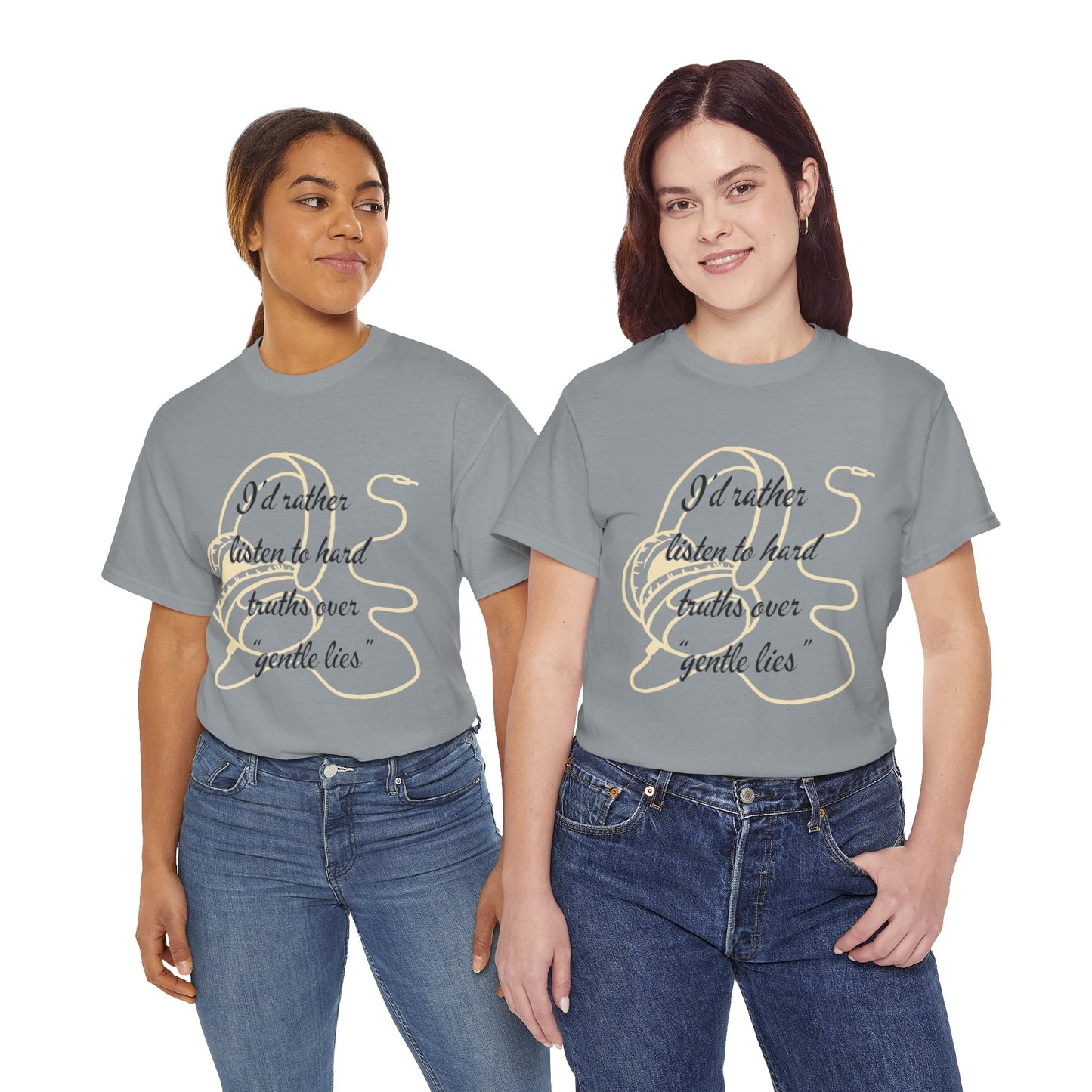 Truth Over Lies- Unisex Heavy Cotton Tee
