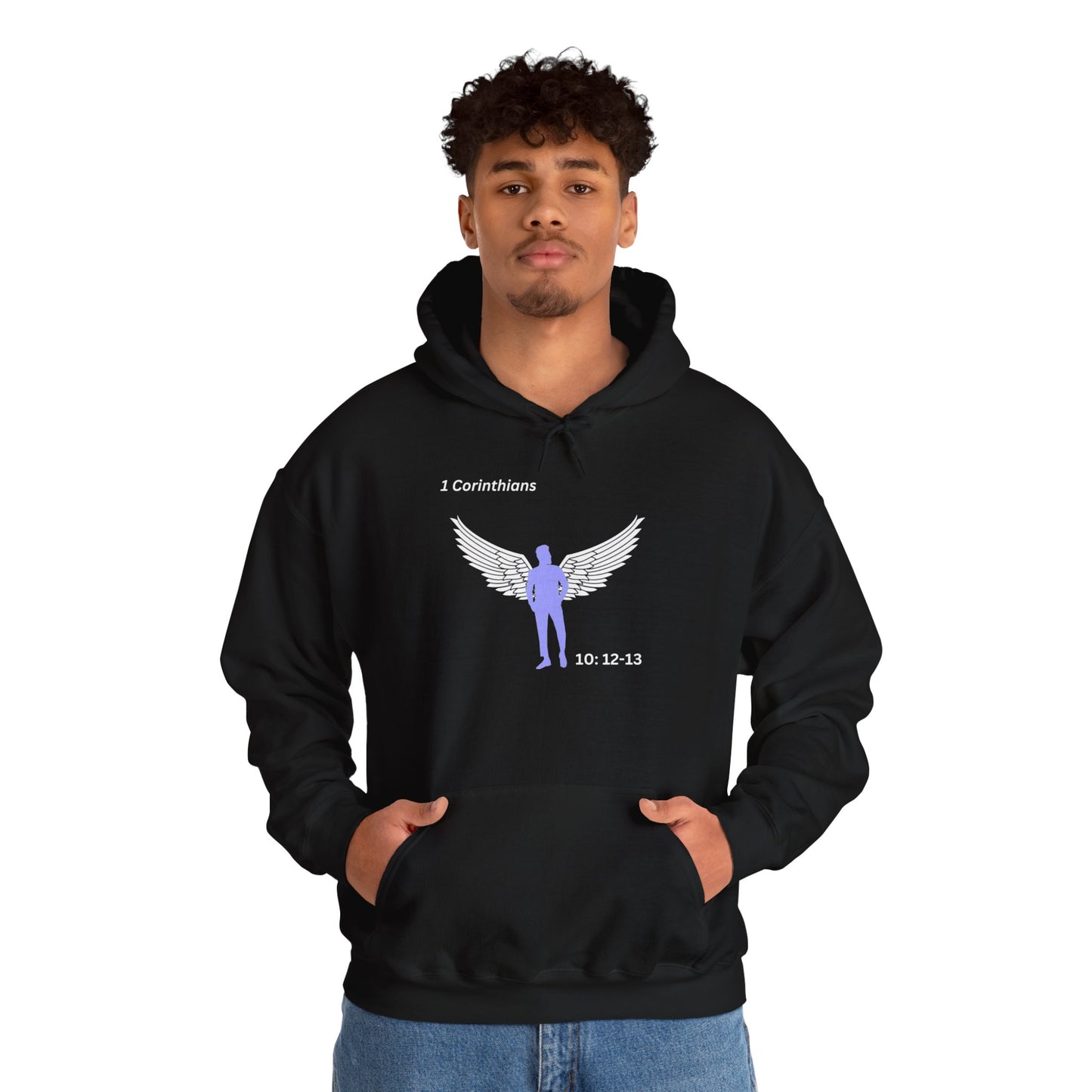 1 Corinthians 10: 12-13- Hooded Sweatshirt