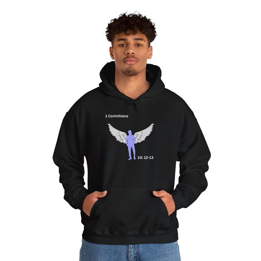1 Corinthians 10: 12-13- Hooded Sweatshirt