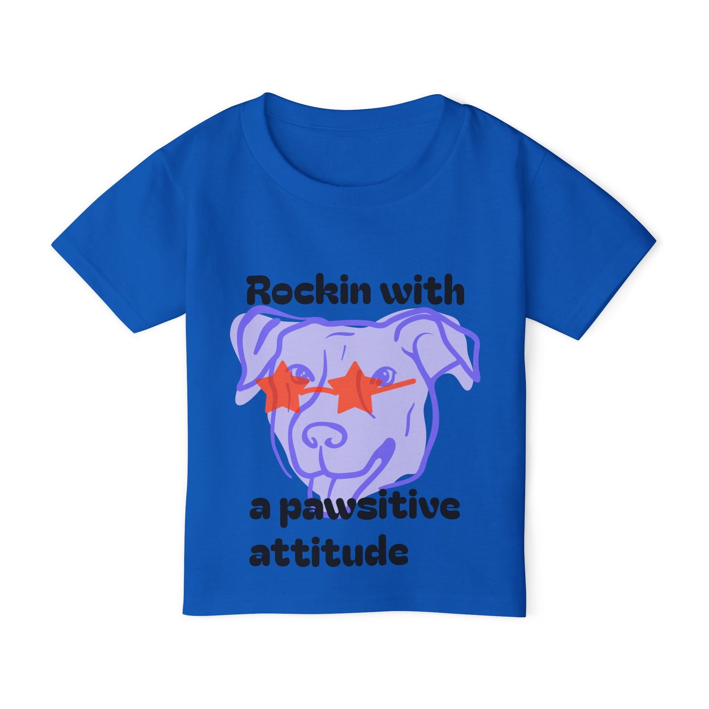 Pawsitive Attitude- Toddler T-shirt