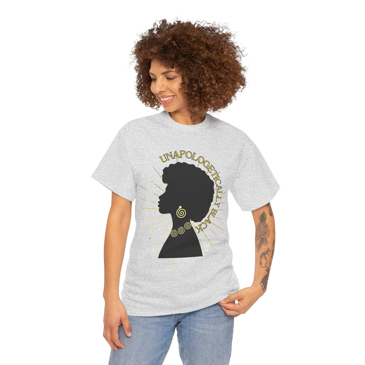 UNAPOLOGETICALLY BLACK-  Heavy Cotton Tee