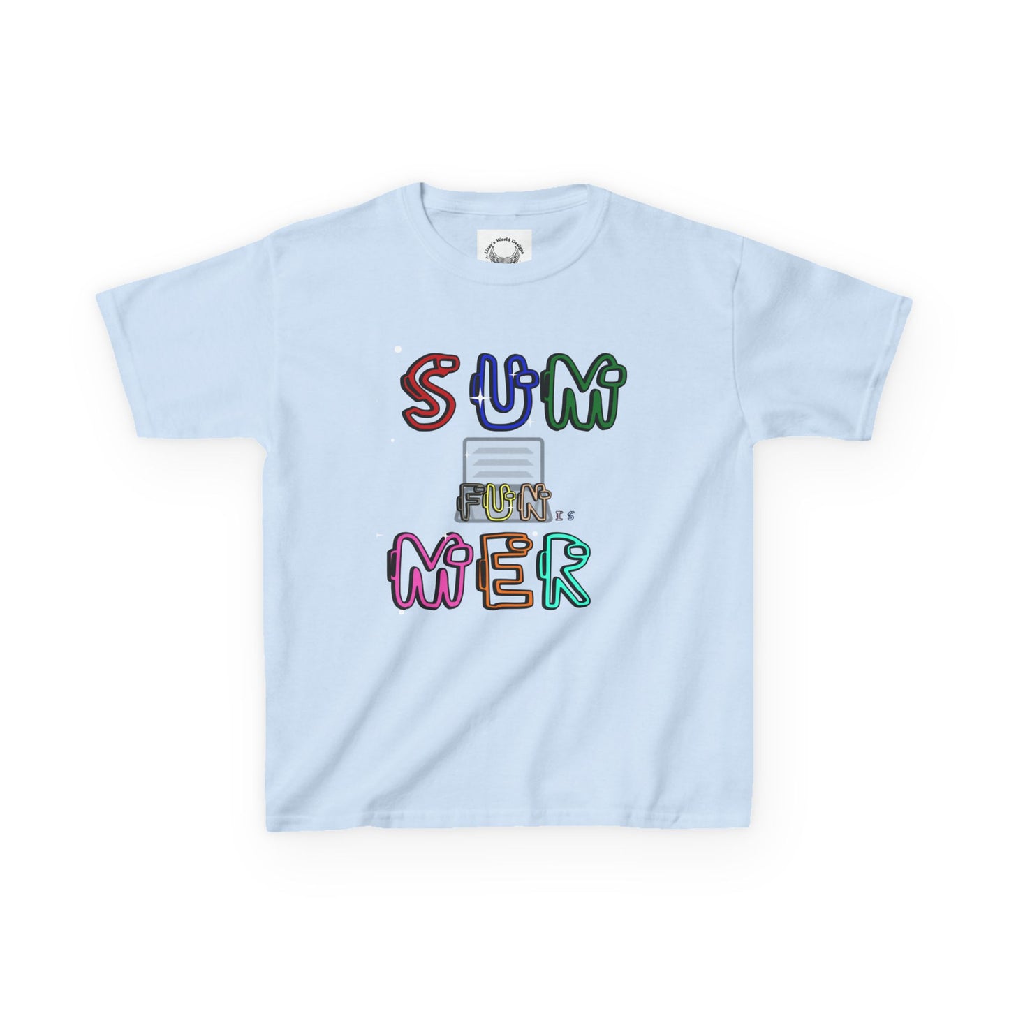 Summer Fun Is Among Us- Kids Heavy Cotton Tee