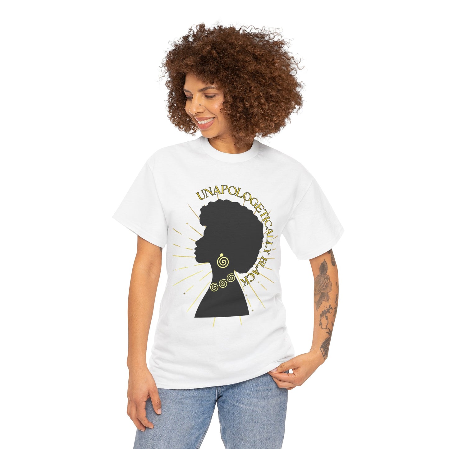 UNAPOLOGETICALLY BLACK-  Heavy Cotton Tee