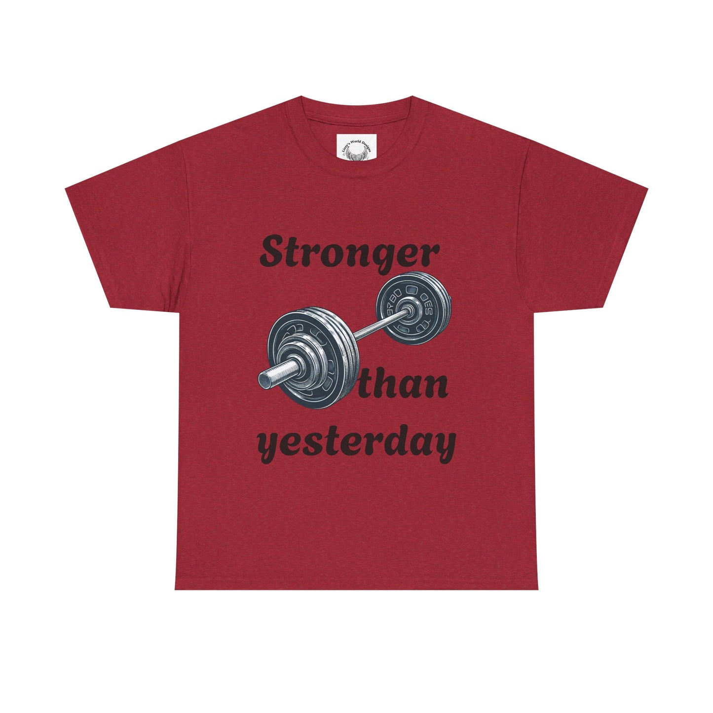 Stronger than Yesterday- Unisex Heavy Cotton Tee