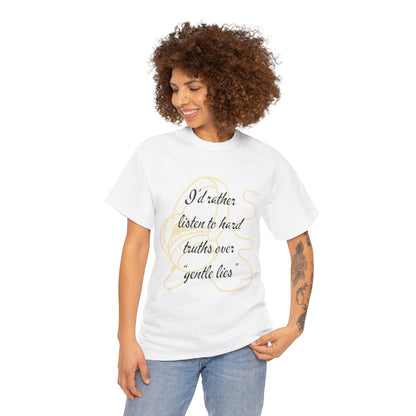 Truth Over Lies- Unisex Heavy Cotton Tee