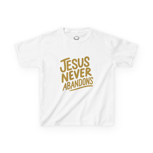 Jesus Never Abandons- Kids Tee