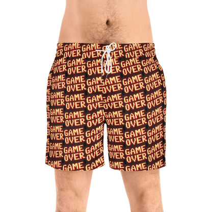 Game Over- Mid-Length Swim Shorts