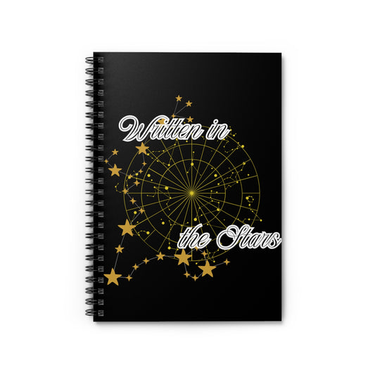 Written in the Stars- Spiral Notebook