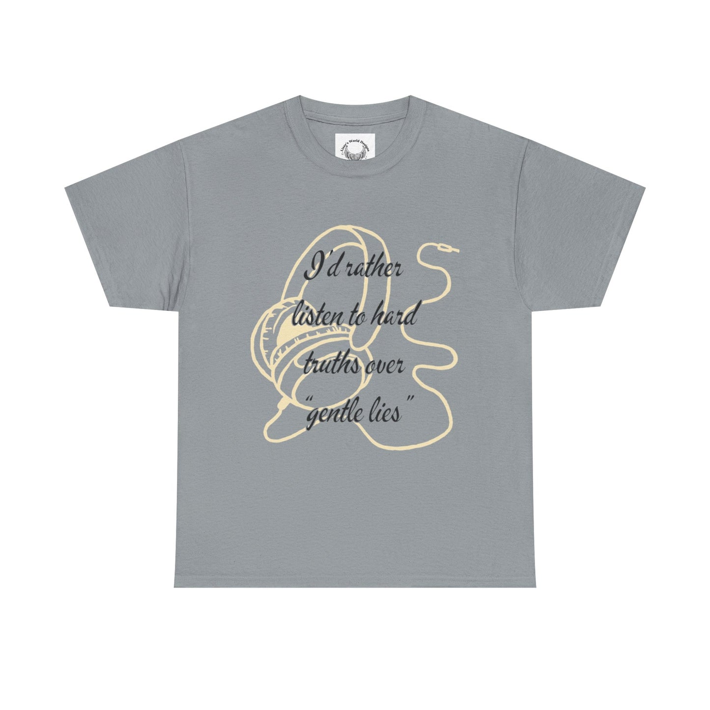 Truth Over Lies- Unisex Heavy Cotton Tee