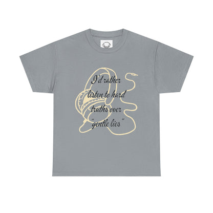 Truth Over Lies- Unisex Heavy Cotton Tee