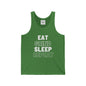 Eat Grind Sleep Repeat- Unisex Jersey Tank
