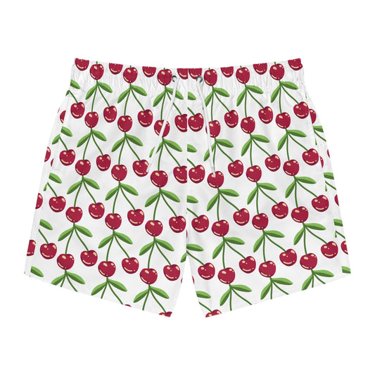 Cherry- Swim Trunks