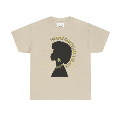 UNAPOLOGETICALLY BLACK-  Heavy Cotton Tee