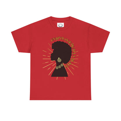 UNAPOLOGETICALLY BLACK-  Heavy Cotton Tee
