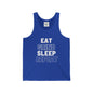 Eat Grind Sleep Repeat- Unisex Jersey Tank