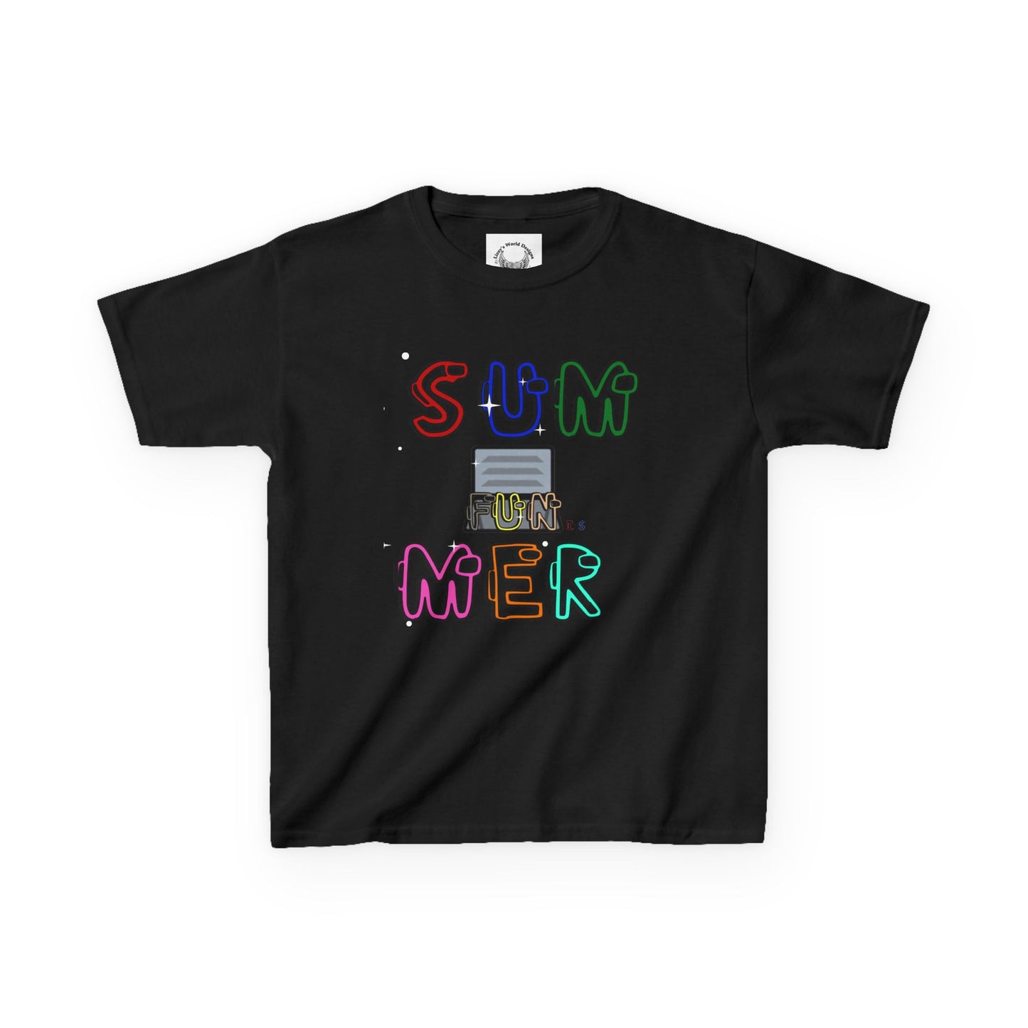 Summer Fun Is Among Us- Kids Heavy Cotton Tee