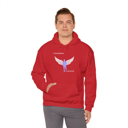 1 Corinthians 10: 12-13- Hooded Sweatshirt