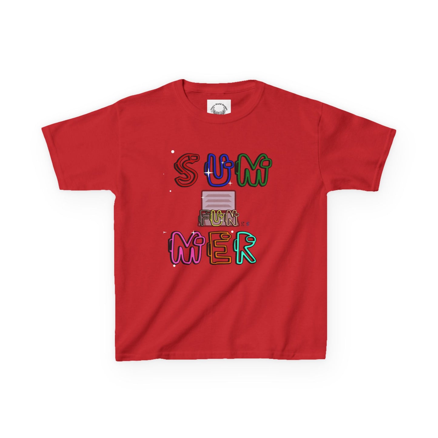 Summer Fun Is Among Us- Kids Heavy Cotton Tee