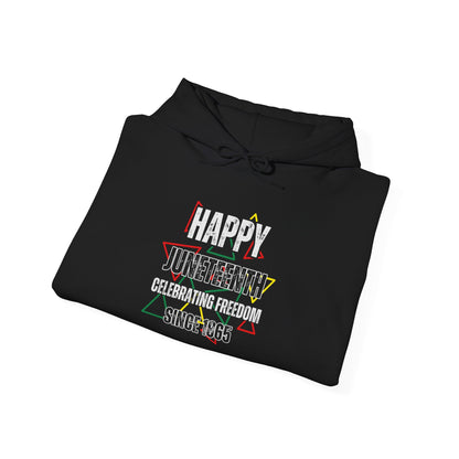 Happy Juneteenth- Unisex Hooded Sweatshirt