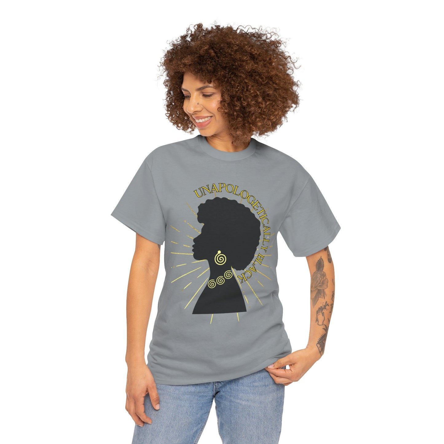 UNAPOLOGETICALLY BLACK-  Heavy Cotton Tee