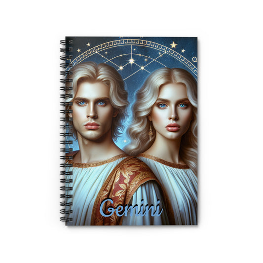 Gemini- Spiral Notebook