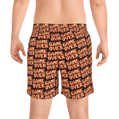Game Over- Mid-Length Swim Shorts
