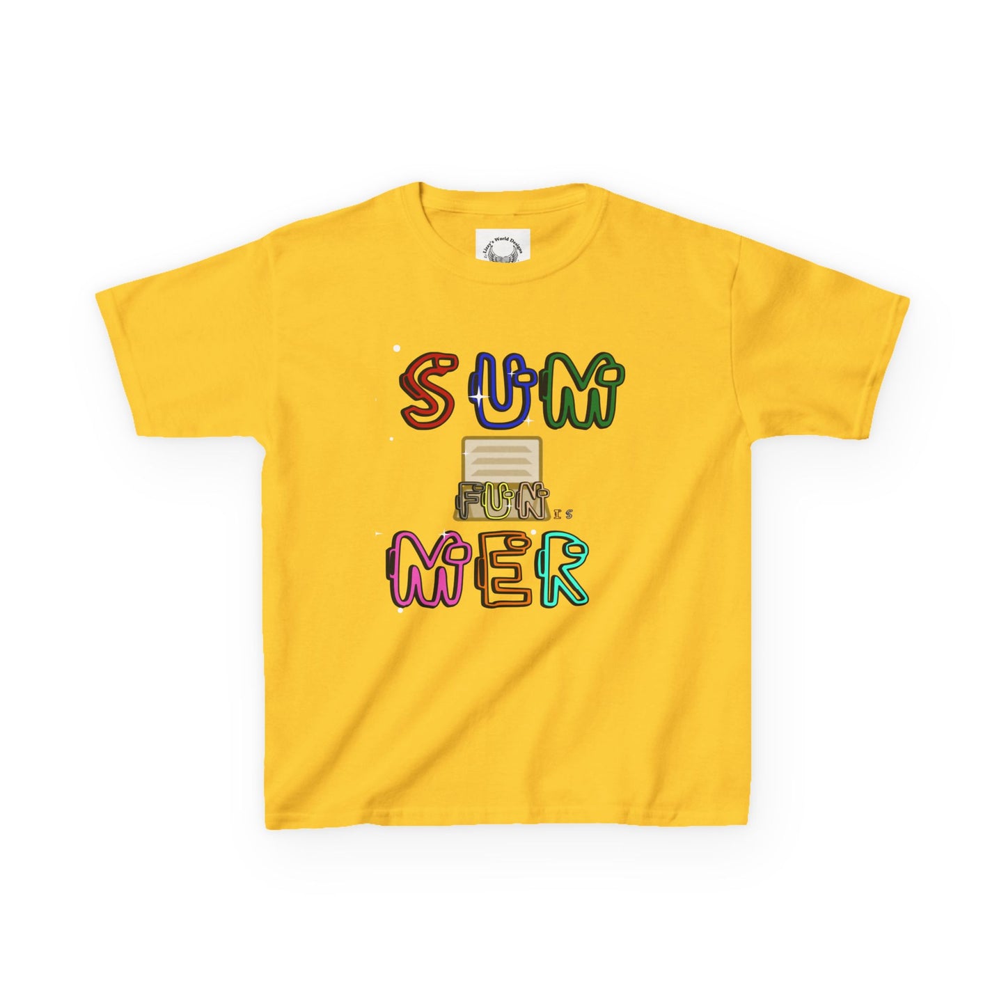 Summer Fun Is Among Us- Kids Heavy Cotton Tee